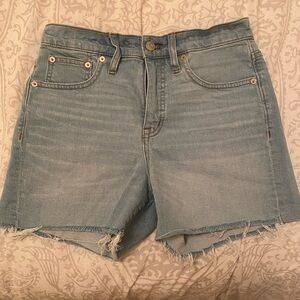 Madewell cutoff denim shorts